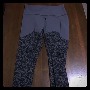 Lululemon Wunder Under High Rise Lace Leggings, 12